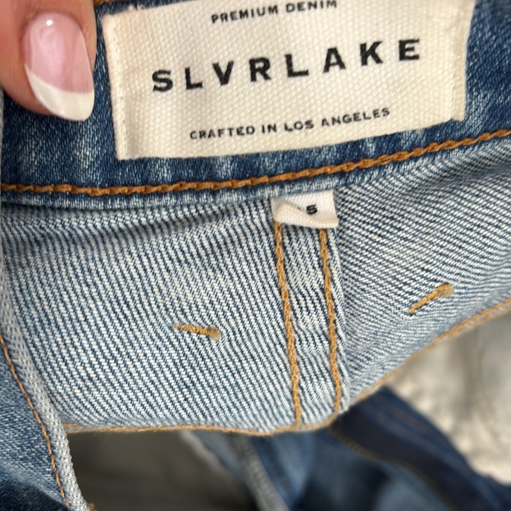 Slvrlake Madison cropped blue jeans size 25 like new fit tts - Picture 7 of 10